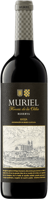 Бесплатная доставка | Красное вино Muriel Fincas de la Villa Резерв D.O.Ca. Rioja Ла-Риоха Испания Tempranillo 75 cl