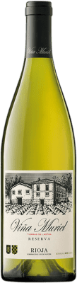 Free Shipping | White wine Muriel Viña Reserve D.O.Ca. Rioja The Rioja Spain Viura 75 cl