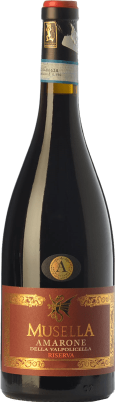 46,95 € | Red wine Musella Riserva Reserva D.O.C.G. Amarone della Valpolicella Veneto Italy Corvina, Rondinella, Corvinone, Oseleta Bottle 75 cl