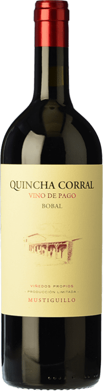 86,95 € | Red wine Mustiguillo Quincha Corral Crianza D.O.P. Vino de Pago El Terrerazo Valencian Community Spain Bobal Bottle 75 cl