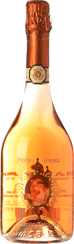 26,95 € | Rosé sparkling Naveran Perles Roses Reserva D.O. Cava Catalonia Spain Pinot Black Bottle 75 cl