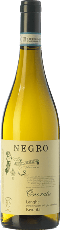 10,95 € Free Shipping | White wine Negro Angelo Onorata D.O.C. Langhe Piemonte Italy Favorita Bottle 75 cl