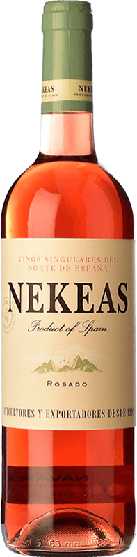 5,95 € Free Shipping | Rosé wine Nekeas Rosado de Lágrima Joven D.O. Navarra Navarre Spain Grenache, Cabernet Sauvignon Bottle 75 cl