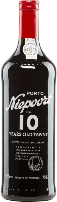 Kostenloser Versand | Verstärkter Wein Niepoort Tawny I.G. Porto Porto Portugal Sousón, Touriga Franca, Touriga Nacional, Tinta Amarela, Tinta Cão, Tinta Francisca 10 Jahre 75 cl