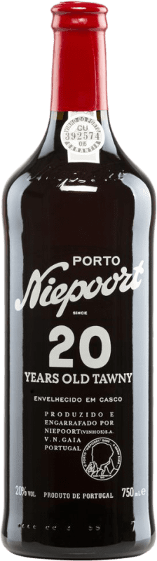 Free Shipping | Fortified wine Niepoort Tawny I.G. Porto Porto Portugal Sousón, Touriga Franca, Touriga Nacional, Tinta Amarela, Tinta Cão, Tinta Francisca 20 Years 75 cl