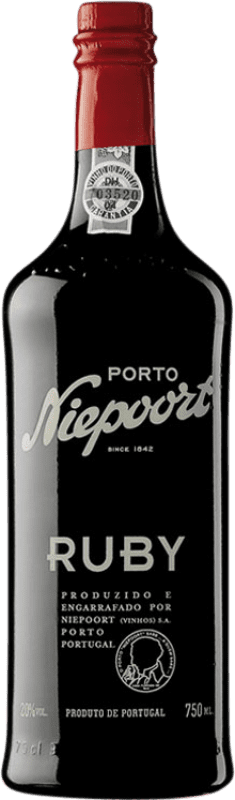 14,95 € | Fortified wine Niepoort Ruby I.G. Porto Porto Portugal Touriga Franca, Touriga Nacional, Tinta Amarela, Tinta Cão, Sousão, Tinta Francisca Bottle 75 cl