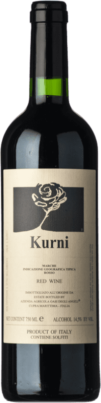 Бесплатная доставка | Красное вино Oasi degli Angeli Kurni I.G.T. Marche Marche Италия Montepulciano — Монтепульчано 75 cl