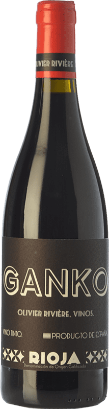 43,95 € | Red wine Olivier Rivière Ganko Crianza D.O.Ca. Rioja The Rioja Spain Grenache, Mazuelo Bottle 75 cl