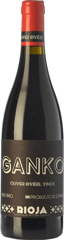 41,95 € | 赤ワイン Olivier Rivière Ganko Crianza — クリアンサ D.O.Ca. Rioja ラ・リオハ スペイン Garnacha — グルナッシュ, Mazuelo — マスエロ 75 cl