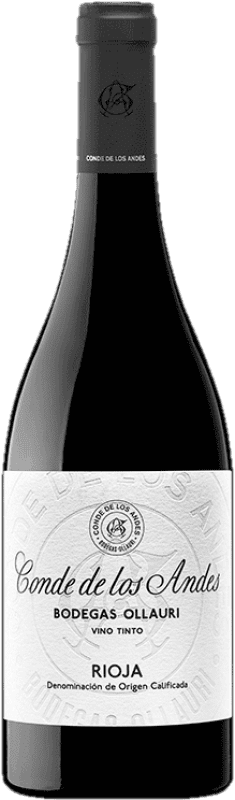 36,95 € Kostenloser Versand | Rotwein Ollauri Conde de los Andes Crianza — Kurze Fassreifung D.O.Ca. Rioja