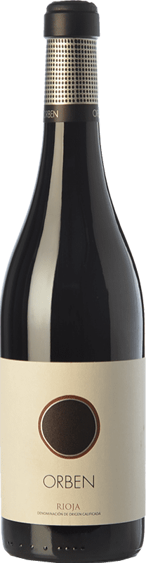 Vinho tinto Orben Crianza 2015 D.O.Ca. Rioja La Rioja Espanha Tempranillo, Graciano Garrafa 75 cl