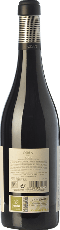 19,95 € Free Shipping | Red wine Orben Crianza D.O.Ca. Rioja The Rioja Spain Tempranillo, Graciano Bottle 75 cl