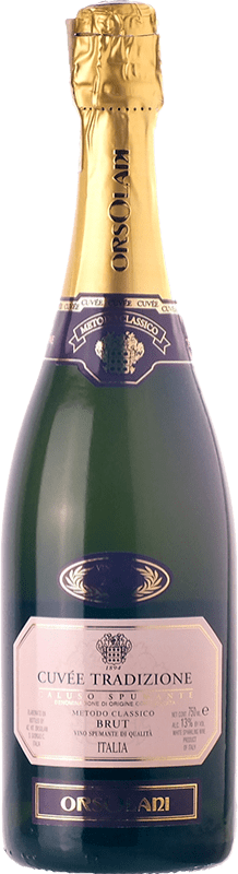 Envío gratis | Espumoso Rosado Orsolani Etichetta Rosa Tradizionale — Tradicional, Cuvée D.O.C.G. Erbaluce di Caluso Piemonte Italia Erbaluce 75 cl