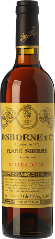免费送货 | 强化酒 Osborne Rare Sherry Oloroso Solera BC 200 D.O. Jerez-Xérès-Sherry 安达卢西亚 西班牙 Palomino Fino, Pedro Ximénez 瓶子 Medium 50 cl