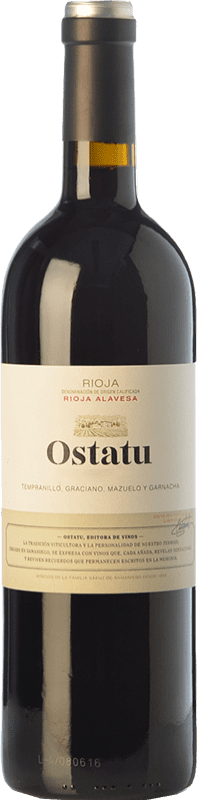 11,95 € | Red wine Ostatu Aged D.O.Ca. Rioja The Rioja Spain Tempranillo Bottle 75 cl