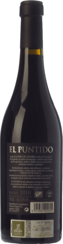 38,95 € | Red wine Páganos El Puntido D.O.Ca. Rioja The Rioja Spain Tempranillo Bottle 75 cl