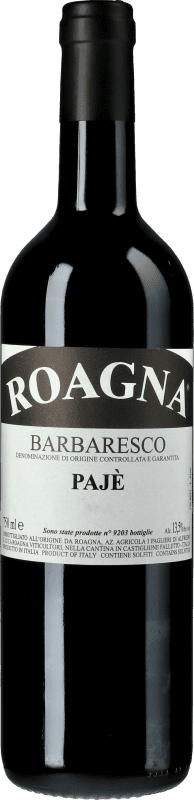 168,95 € Spedizione Gratuita | Vino Rosso Roagna Pajè D.O.C.G. Barbaresco