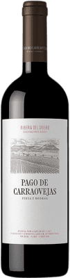 Бесплатная доставка | Красное вино Pago de Carraovejas Crianza — Крианса D.O. Ribera del Duero Кастилия-Леон Испания Tempranillo — Темпранильо, Merlot — Мерло, Cabernet Sauvignon — Каберне Совиньон 75 cl