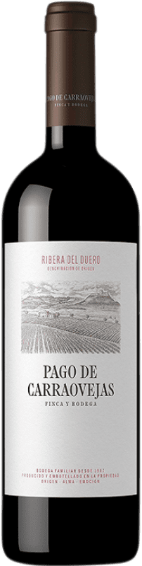 42,95 € | Красное вино Pago de Carraovejas Crianza — Крианса D.O. Ribera del Duero Кастилия-Леон Испания Tempranillo — Темпранильо, Merlot — Мерло, Cabernet Sauvignon — Каберне Совиньон 75 cl