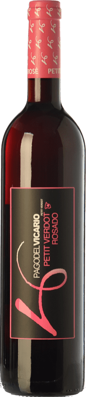 6,95 € | Rosé wine Pago del Vicario I.G.P. Vino de la Tierra de Castilla Castilla la Mancha Spain Petit Verdot Bottle 75 cl