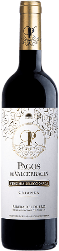 24,95 € Kostenloser Versand | Rotwein Pagos de Valcerracín Crianza — Kurze Fassreifung D.O. Ribera del Duero