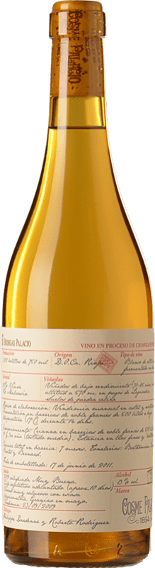 37,95 € | Vin blanc Cosme Palacio 1894 Crianza D.O.Ca. Rioja La Rioja Espagne Viura, Malvasía 75 cl