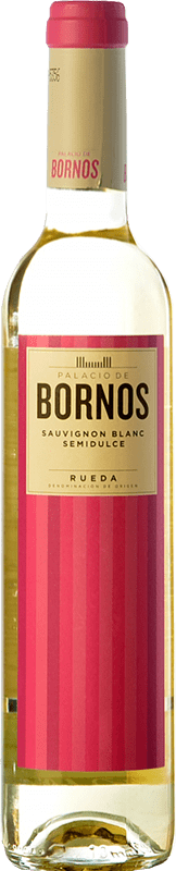 6,95 € Envio grátis | Vinho Branco Palacio de Bornos Semiseco — Meio Seco D.O. Rueda Garrafa Medium 50 cl