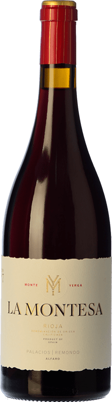 13,95 € Free Shipping | Red wine Palacios Remondo La Montesa Crianza D.O.Ca. Rioja The Rioja Spain Tempranillo, Grenache Bottle 75 cl