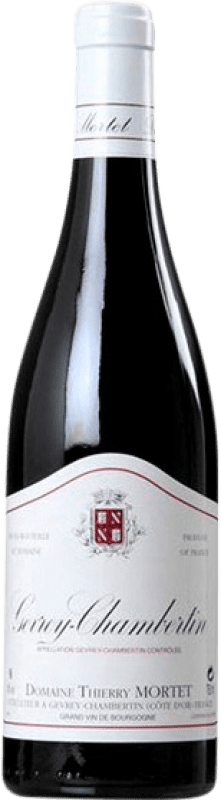 Бесплатная доставка | Красное вино Thierry Mortet Vigne Belle A.O.C. Gevrey-Chambertin Бургундия Франция Pinot Black 75 cl