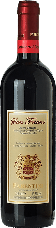 9,95 € | Красное вино Parentini San Friano I.G.T. Toscana Тоскана Италия Cabernet Sauvignon 75 cl