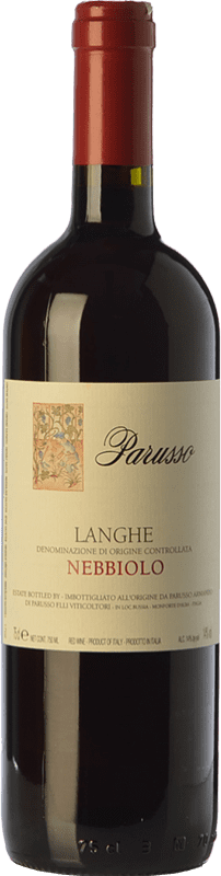 22,95 € | Red wine Parusso D.O.C. Langhe Piemonte Italy Nebbiolo Bottle 75 cl