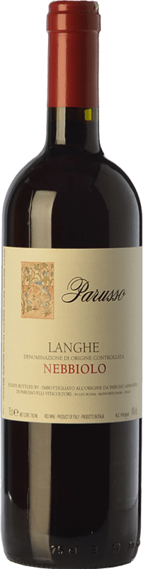 Бесплатная доставка | Красное вино Parusso D.O.C. Langhe Пьемонте Италия Nebbiolo — Неббиоло 75 cl