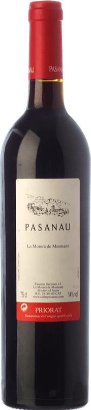 29,95 € Free Shipping | Red wine Pasanau La Morera de Montsant Crianza D.O.Ca. Priorat Catalonia Spain Merlot, Grenache, Carignan Bottle 75 cl