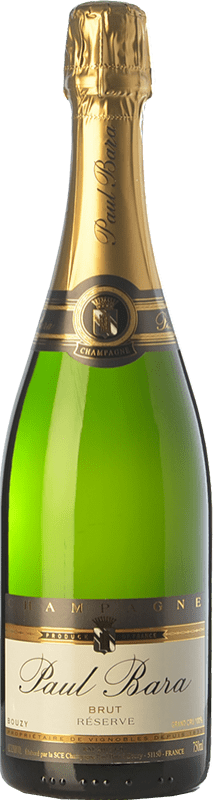 Envoi gratuit | Vin Mousseux Blanc Paul Bara Brut Réserve A.O.C. Champagne Champagne France Pinot Noir 75 cl