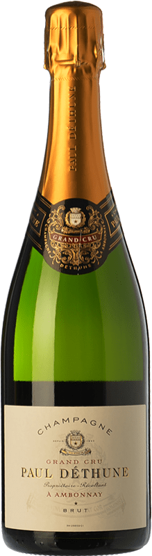 Free Shipping | White sparkling Paul Déthune Grand Cru Brut Young A.O.C. Champagne Champagne France Chardonnay, Pinot Meunier 75 cl