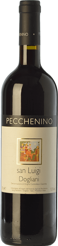 Envío gratis | Vino Tinto Pecchenino San Luigi Superiore Superior D.O.C.G. Dolcetto di Dogliani Superiore Piemonte Italia Dolcetto 75 cl