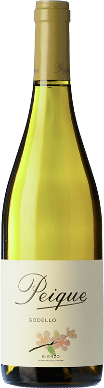 10,95 € Free Shipping | White wine Peique sobre Lías D.O. Bierzo Castilla y León Spain Godello Bottle 75 cl