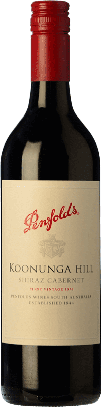 11,95 € | Vin rouge Penfolds Koonunga Hill Shiraz-Cabernet Crianza I.G. Southern Australia Australie méridionale Australie Syrah, Cabernet Sauvignon 75 cl