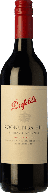 17,95 € Бесплатная доставка | Красное вино Penfolds Koonunga Hill Shiraz-Cabernet старения I.G. Southern Australia