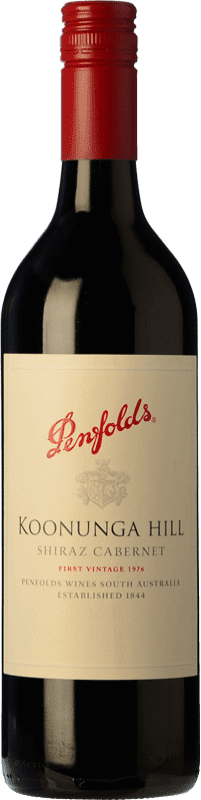 Kostenloser Versand | Rotwein Penfolds Koonunga Hill Shiraz Cabernet Crianza — Kurze Fassreifung I.G. Southern Australia Südaustralien Australien Syrah, Cabernet Sauvignon 75 cl