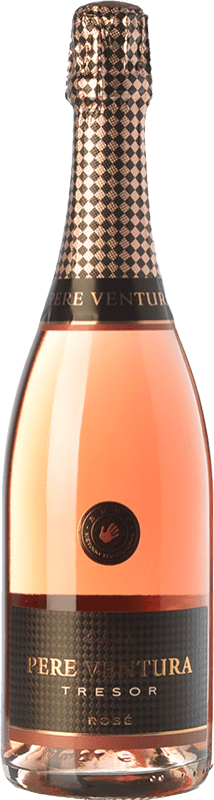22,95 € | Espumante rosé Pere Ventura Tresor Rosé Brut Reserva D.O. Cava Catalunha Espanha Trepat 75 cl