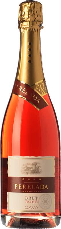 7,95 € Free Shipping | Rosé sparkling Perelada Rosé Brut D.O. Cava Catalonia Spain Grenache, Pinot Black, Trepat Bottle 75 cl