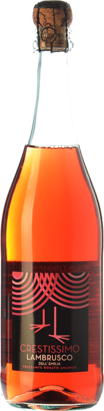 Envio grátis | Espumante rosé Perelada & Chivite Crestissimo Rosato Jovem I.G.T. Emilia Romagna Emília-Romanha Itália Lambrusco 75 cl