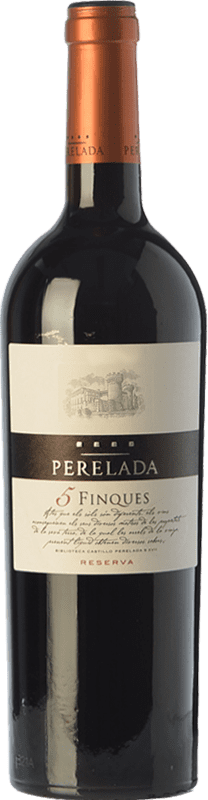 55,95 € Envío gratis | Vino Tinto Perelada & Chivite 5 Fincas Reserva D.O. Empordà Botella Magnum 1,5 L