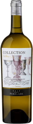 Envio grátis | Vinho branco Perelada Collection Blanc Crianza D.O. Empordà Catalunha Espanha Chardonnay, Sauvignon Branca 75 cl