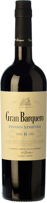25,95 € | Сладкое вино Pérez Barquero Gran Barquero D.O. Montilla-Moriles Андалусия Испания Pedro Ximénez 75 cl