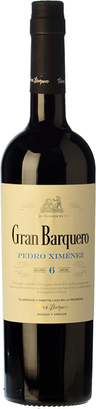 23,95 € | Süßwein Pérez Barquero Gran Barquero D.O. Montilla-Moriles Andalusien Spanien Pedro Ximénez 75 cl