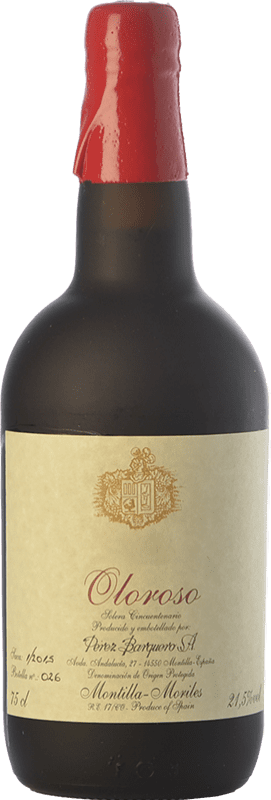 263,95 € Бесплатная доставка | Креплёное вино Pérez Barquero Solera 1955 Oloroso D.O. Montilla-Moriles