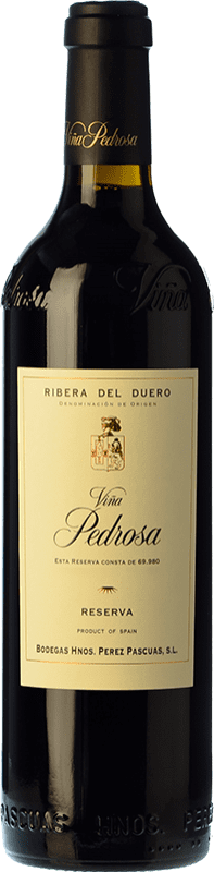 免费送货 | 红酒 Hermanos Pérez Pascuas Viña Pedrosa 预订 D.O. Ribera del Duero 卡斯蒂利亚莱昂 西班牙 Tempranillo, Cabernet Sauvignon 75 cl