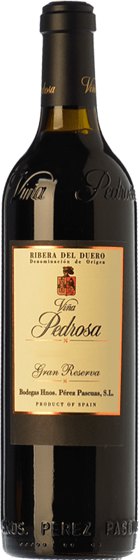 69,95 € | Red wine Pérez Pascuas Viña Pedrosa Grand Reserve 2010 D.O. Ribera del Duero Castilla y León Spain Tempranillo, Cabernet Sauvignon Bottle 75 cl